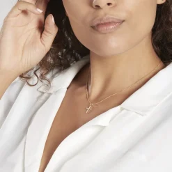 Histoire d'Or Pendentif Canice Croix Or Jaune Oxyde De Zirconium* Pendentifs|Pendentifs