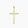 Histoire d'Or Pendentif Casey Croix Or Bicolore* Pendentifs|Pendentifs