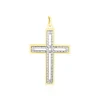 Histoire d'Or Pendentif Casey Croix Or Bicolore* Pendentifs|Pendentifs