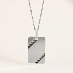 New Histoire d'Or Pendentif Ceren Argent Blanc