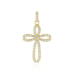 Histoire d'Or Pendentif Chastity Or Jaune Oxyde De Zirconium* Pendentifs|Pendentifs