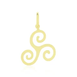 Discount Histoire d'Or Pendentif Cobeia Triskel Or Jaune