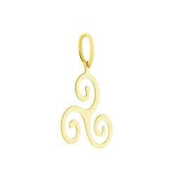 Discount Histoire d'Or Pendentif Cobeia Triskel Or Jaune