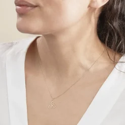 Discount Histoire d'Or Pendentif Cobeia Triskel Or Jaune