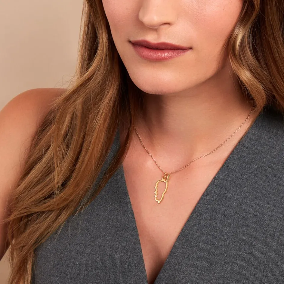 Histoire d'Or Pendentif Corse plaqué or jaune