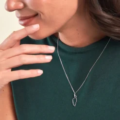 Best Histoire d'Or Pendentif Corsica or blanc