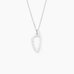 Online Histoire d'Or Pendentif Corsica or blanc