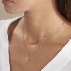 Clearance Histoire d'Or Pendentif Dajo Croix Occitane Or Jaune