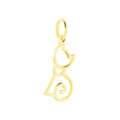 Histoire d'Or Pendentif Egee Chat Or Jaune* Pendentifs|Pendentifs