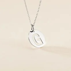 Discount Histoire d'Or Pendentif Elio G Argent Blanc