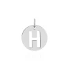 New Histoire d'Or Pendentif Elio H Argent Blanc