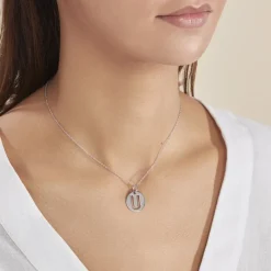 Histoire d'Or Pendentif Elio U Argent Blanc* Pendentifs|Pendentifs