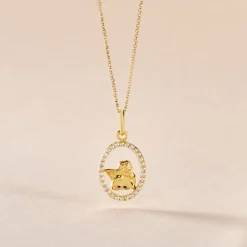 Histoire d'Or Pendentif Engin Or Jaune Oxyde De Zirconium* Pendentifs|Pendentifs