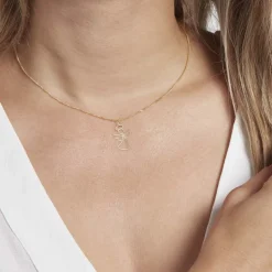 Discount Histoire d'Or Pendentif Estrellita Ange Aureole Or Jaune