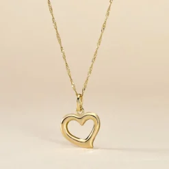 Histoire d'Or Pendentif Eudocie Coeur Bombe Or Jaune* Pendentifs|Pendentifs