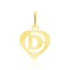 Clearance Histoire d'Or Pendentif Eudocie Coeur Lettre Or Jaune