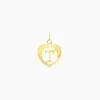 Histoire d'Or Pendentif Eudocie Coeur Lettre Or Jaune* Pendentifs|Pendentifs