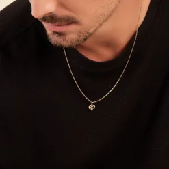 Histoire d'Or Pendentif Eudocie Coeur Lettre Or Jaune* Pendentifs|Pendentifs