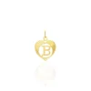 Outlet Histoire d'Or Pendentif Eudocie Coeur Lettre Or Jaune