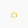 Histoire d'Or Pendentif Eudocie Coeur Lettre Or Jaune* Pendentifs|Pendentifs