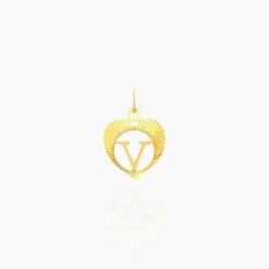 Histoire d'Or Pendentif Eudocie Coeur Lettre Or Jaune* Pendentifs|Pendentifs