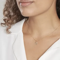 Hot Histoire d'Or Pendentif Eudocie Coeur Lettre Or Jaune