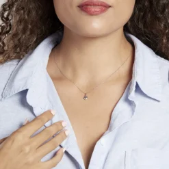 Histoire d'Or Pendentif Eudocie Coeur Lisse Or Blanc* Pendentifs|Pendentifs