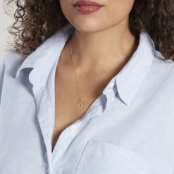 Histoire d'Or Pendentif Eudocie Coeur Lettre Or Jaune* Pendentifs|Pendentifs