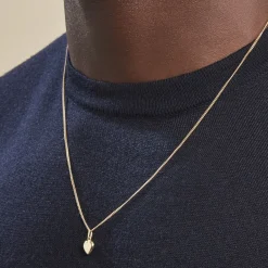 Hot Histoire d'Or Pendentif Eudocie Coeur Lisse Or Jaune