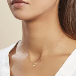 Histoire d'Or Pendentif Eudocie Coeur Mat Et Brillant Or Jaune* Pendentifs|Pendentifs