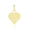 Histoire d'Or Pendentif Eudocie Coeur Message Or Jaune* Pendentifs|Pendentifs