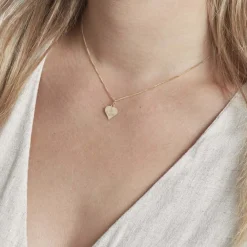 Histoire d'Or Pendentif Eudocie Coeur Message Or Jaune* Pendentifs|Pendentifs