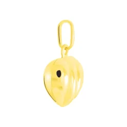 Outlet Histoire d'Or Pendentif Eudocie Coeur Stri Or Jaune