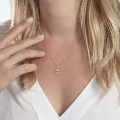 Histoire d'Or Pendentif Eudocie Coeur Trefle Or Jaune* Pendentifs|Pendentifs