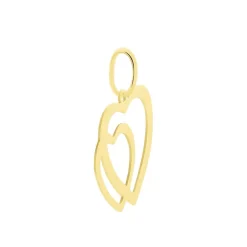 Outlet Histoire d'Or Pendentif Eudocie Coeurs Lisses Or Jaune