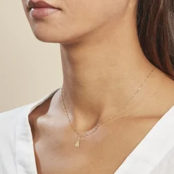 Hot Histoire d'Or Pendentif Fatema Musique Guitare Or Jaune