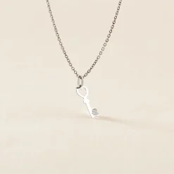 Histoire d'Or Pendentif Fatilia Clef Coeur Or Blanc* Pendentifs|Pendentifs