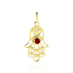 Histoire d'Or Pendentif Fatima Or Jaune Oxyde De Zirconium* Pendentifs|Pendentifs