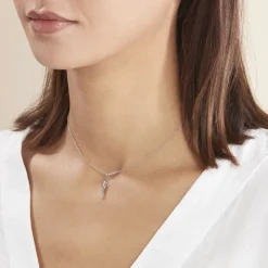 Histoire d'Or Pendentif Felicette Corne Abondance Or Blanc* Pendentifs|Pendentifs