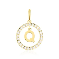New Histoire d'Or Pendentif Gabe Or Jaune Oxyde De Zirconium