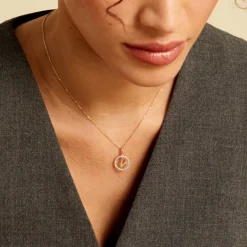 Histoire d'Or Pendentif Gabe Or Jaune Oxyde De Zirconium