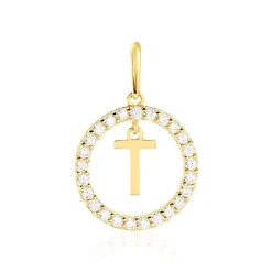 Histoire d'Or Pendentif Gabe Or Jaune Oxyde De Zirconium* Pendentifs|Pendentifs