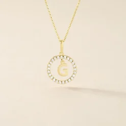 Histoire d'Or Pendentif Gabe Or Jaune Oxyde De Zirconium* Pendentifs|Pendentifs