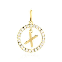 Hot Histoire d'Or Pendentif Gabe Or Jaune Oxyde De Zirconium