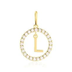 New Histoire d'Or Pendentif Gabe Or Jaune Oxyde De Zirconium