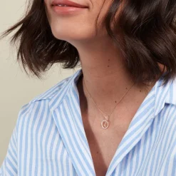 New Histoire d'Or Pendentif Gabe Or Jaune Oxyde De Zirconium