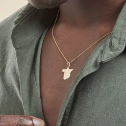 Histoire d'Or Pendentif Gaietana Espagne Or Jaune* Bijoux Personnalisés|Pendentifs