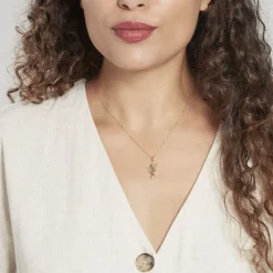 Histoire d'Or Pendentif Heliciane Fee Or Jaune