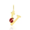 Histoire d'Or Pendentif Helidie Coccinelle Lettre Or Jaune* Pendentifs|Pendentifs