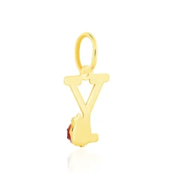 Discount Histoire d'Or Pendentif Helidie Coccinelle Lettre Or Jaune